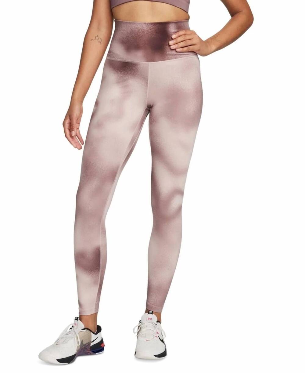 NEW NIKE high-rise training leggings in smokey mauve